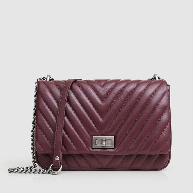 Belle & Bloom Belong To You Quilted Cross-body Bag In Red