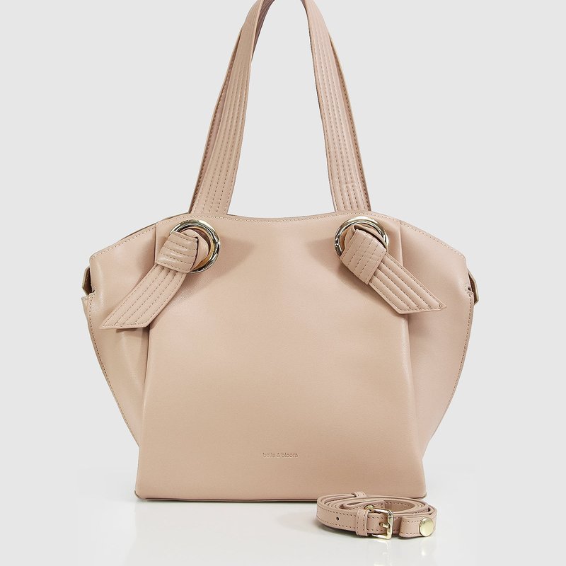 Shop Belle & Bloom Heart Of Gold Leather Shoulder Bag In Brown