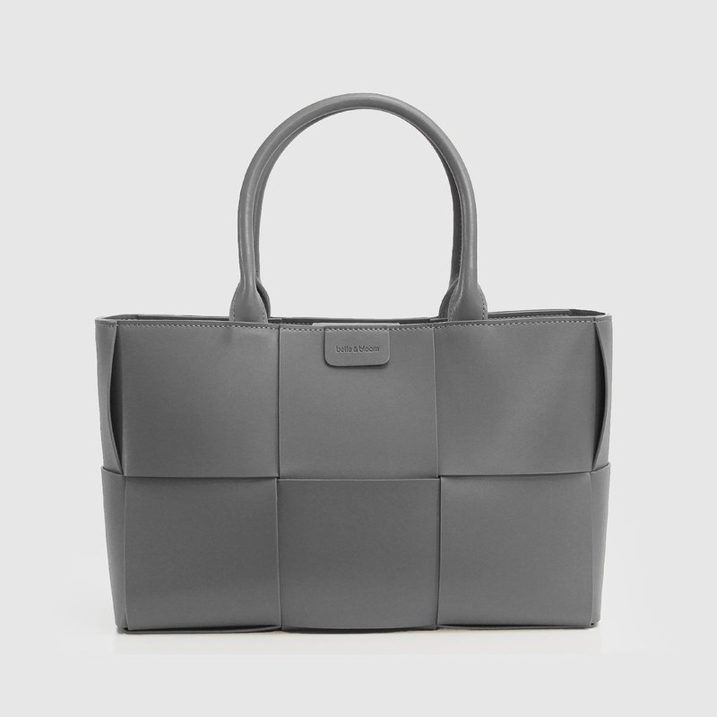 Shop Belle & Bloom Long Way Home Woven Tote In Grey