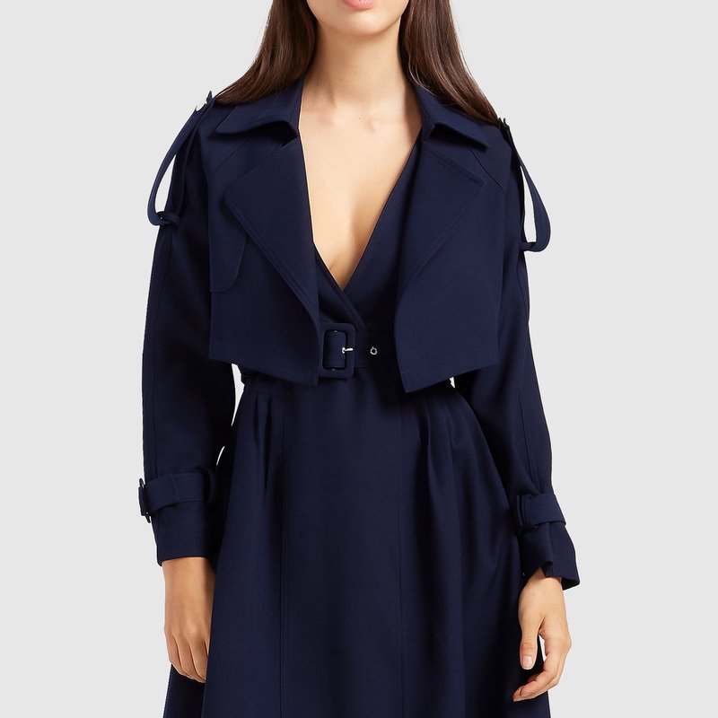 BELLE & BLOOM MANHATTAN CROPPED TRENCH