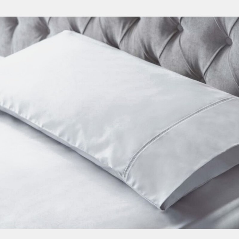 Belledorm Bamboo Bolster Pillowcase Platinum In Grey