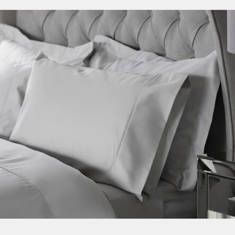 Belledorm Bamboo Housewife Pillowcase Platinum In Grey