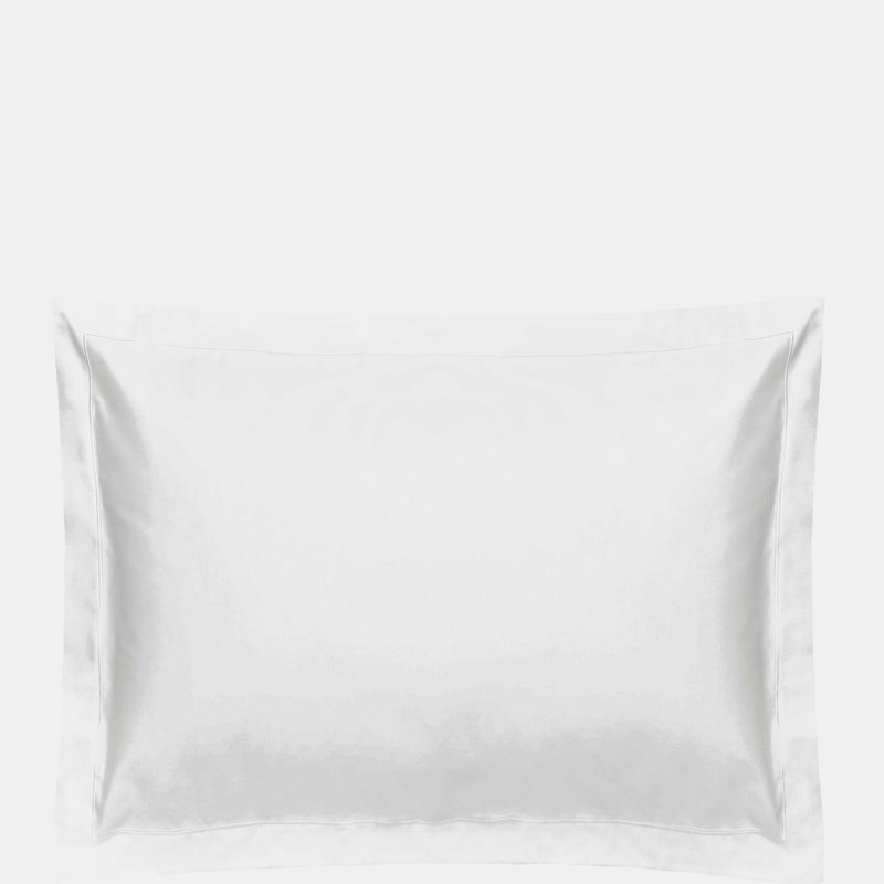 Belledorm 100% Cotton Sateen Oxford Pillowcase (ivory) (one Size) In White