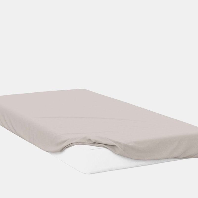 Belledorm 200 Thread Count Egyptian Cotton Deep Fitted Sheet (oyster) (king) (king) (uk In White