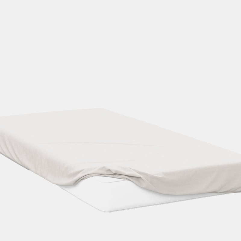 Belledorm 200 Thread Count Egyptian Cotton Fitted Sheet (ivory) (king) (king) (uk In White