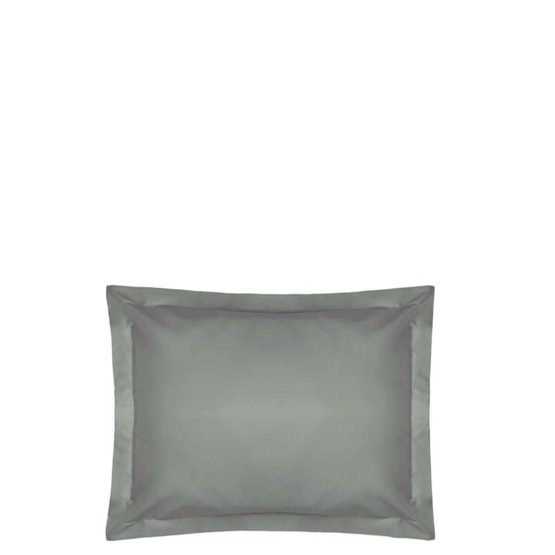 Belledorm 200 Thread Count Egyptian Cotton Oxford Pillowcase (slate) (one Size) In Grey