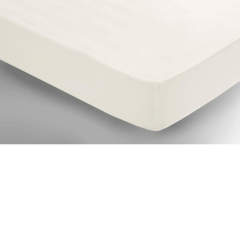 Belledorm 200 Thread Count Egyptian Cotton Ultra Deep Fitted Sheet (ivory) (king) (king) (uk In White