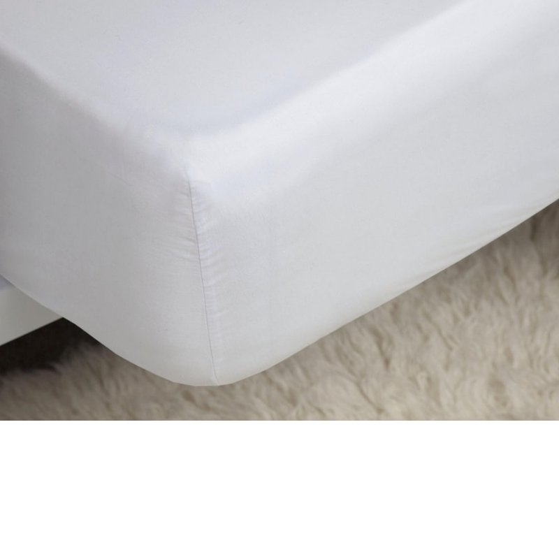 Belledorm 400 Thread Count Egyptian Cotton Extra Long Fitted Sheet (white) (15in Depth) (u