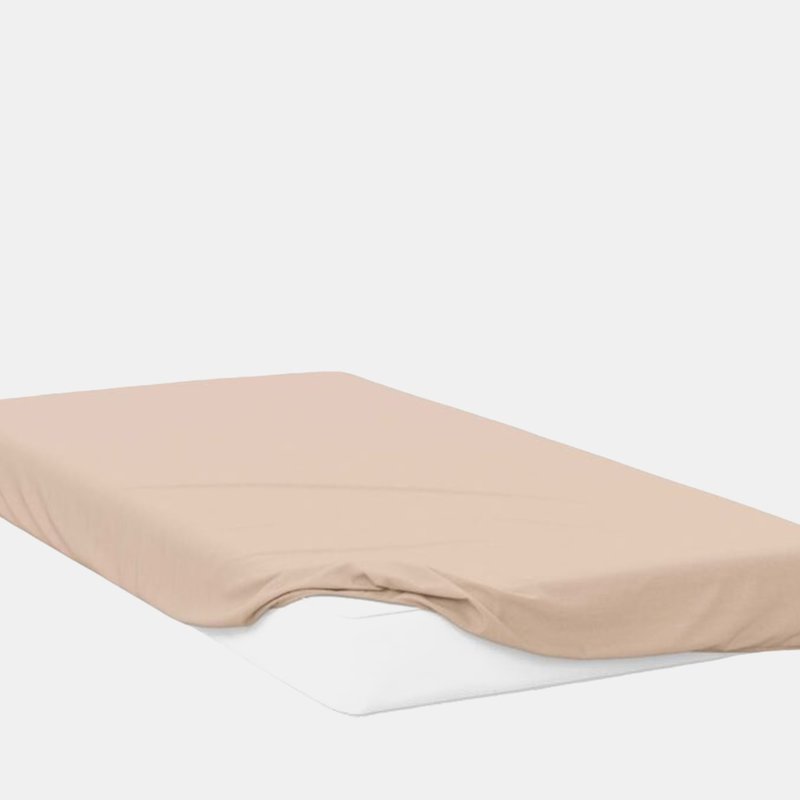 Belledorm 400 Thread Count Egyptian Cotton Fitted Sheet (cream) (full) (full) (uk In Yellow