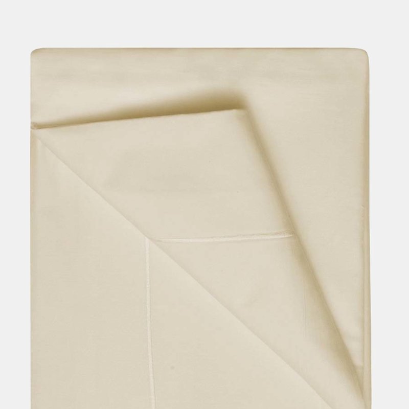 Belledorm 400 Thread Count Egyptian Cotton Flat Sheet (cream) (king) (uk In Yellow