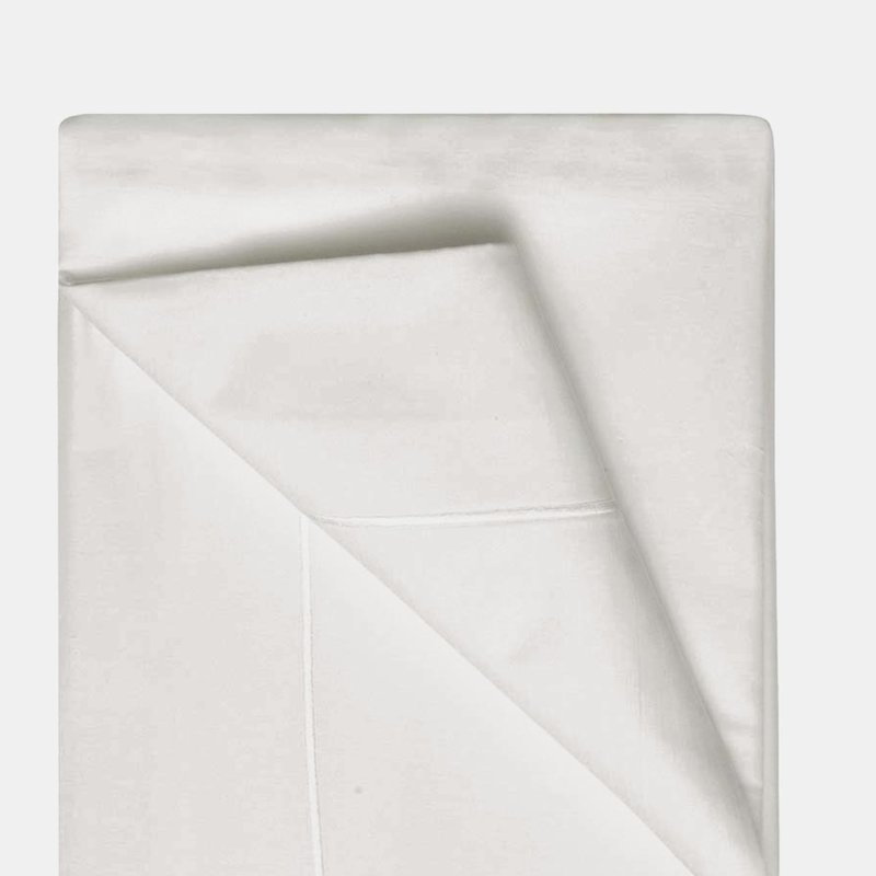 Belledorm 400 Thread Count Egyptian Cotton Flat Sheet (ivory) (full) (uk In White