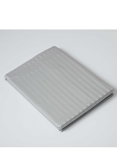 Belledorm Belledorm 540 Thread Count Satin Stripe Flat Sheet (Platinum) (Full) (UK - Double) product