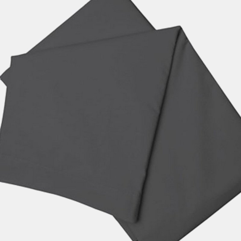 Belledorm Brushed Cotton Extra Deep Fitted Sheet (charcoal) (full) (full) (uk In Grey