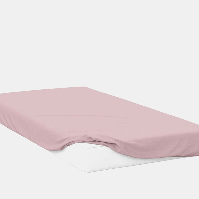 Belledorm Brushed Cotton Extra Deep Fitted Sheet (powder Pink) (full) (full) (uk