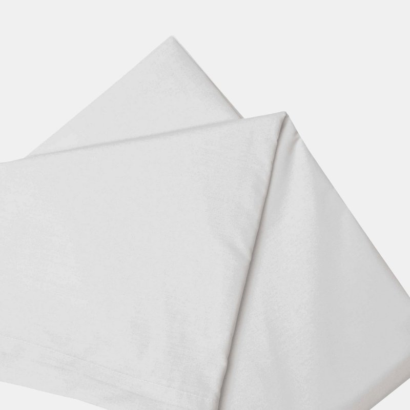 Belledorm Brushed Cotton Flat Sheet (gray) (full) (uk In Grey