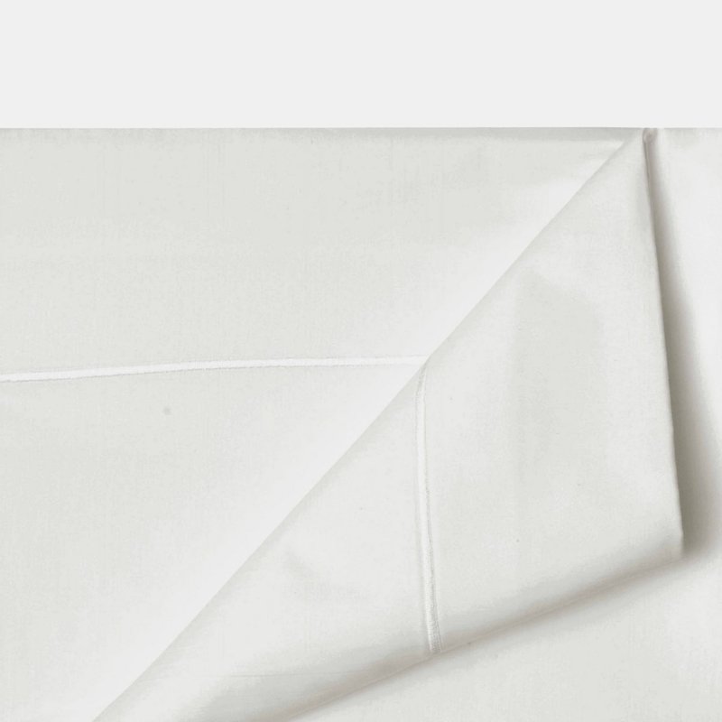 Belledorm Cotton Sateen 1000 Thread Count Flat Sheet (ivory) (california King) (uk In White
