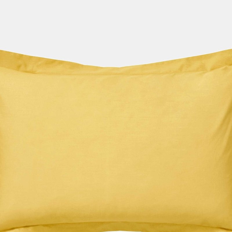 Belledorm Egyptian Cotton Oxford Pillowcase (pack Of 2) (ochre Yellow) (76cm X 51cm)