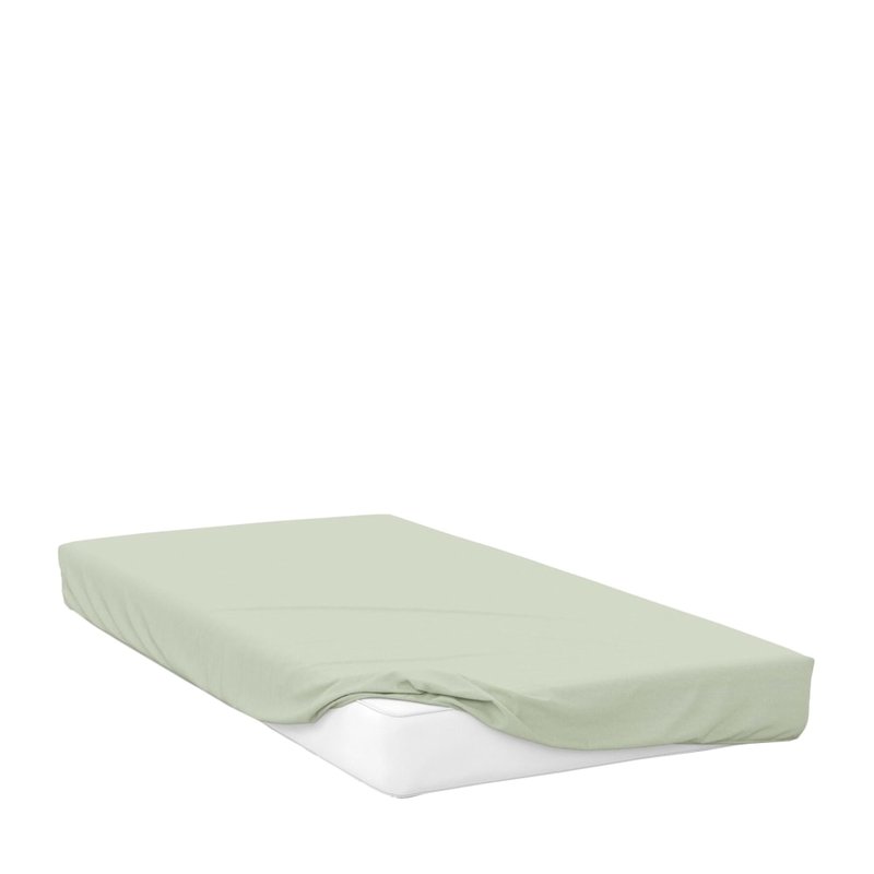 Belledorm Percale Extra Deep Fitted Sheet (apple Green) (king) (king) (uk