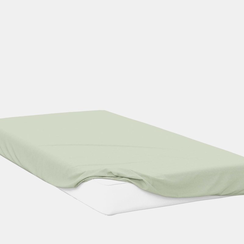 Belledorm Percale Extra Deep Fitted Sheet (apple Green) (twin) (twin) (uk