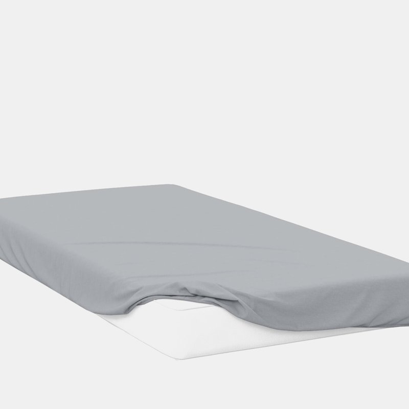 Belledorm Percale Extra Deep Fitted Sheet (cloud Grey) (king) (king) (uk
