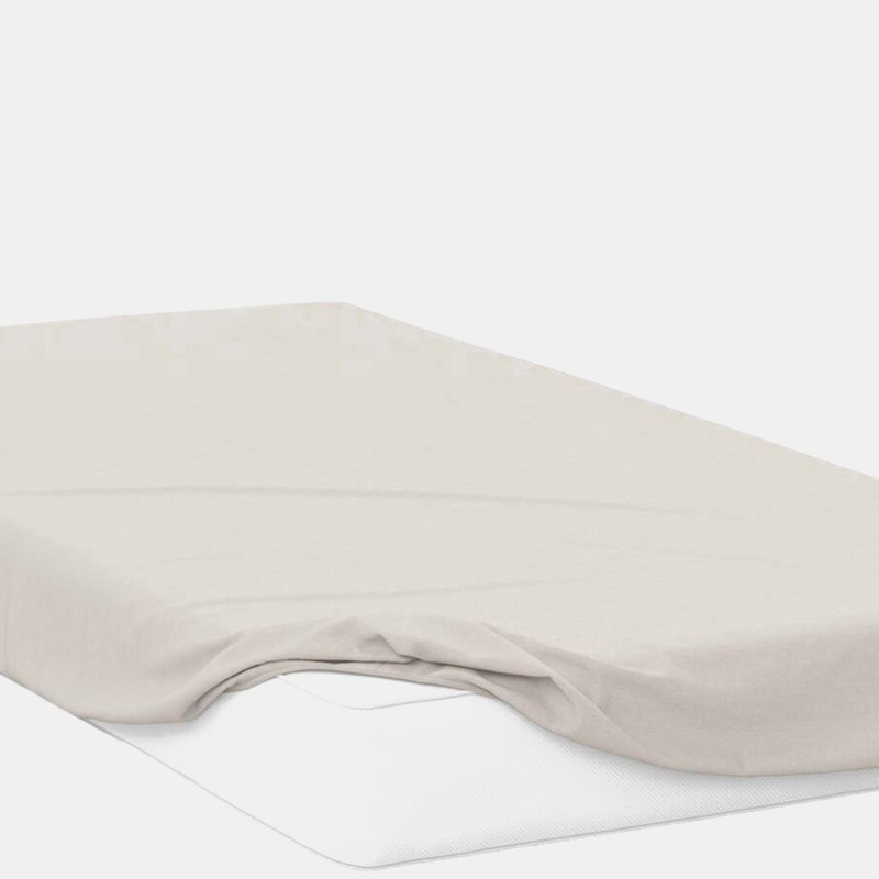 Belledorm Percale Extra Deep Fitted Sheet (ivory) (4ft) (4ft) In Brown