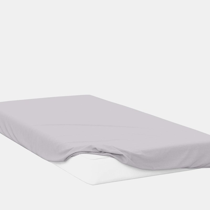 Belledorm Percale Fitted Sheet (cloud Grey) (king/super King) (king/super King)