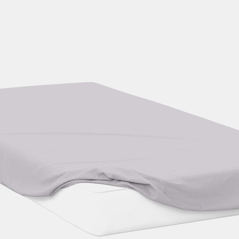 Belledorm Polycotton Extra Deep Fitted Sheet (cloud Grey) (full) (full) (uk
