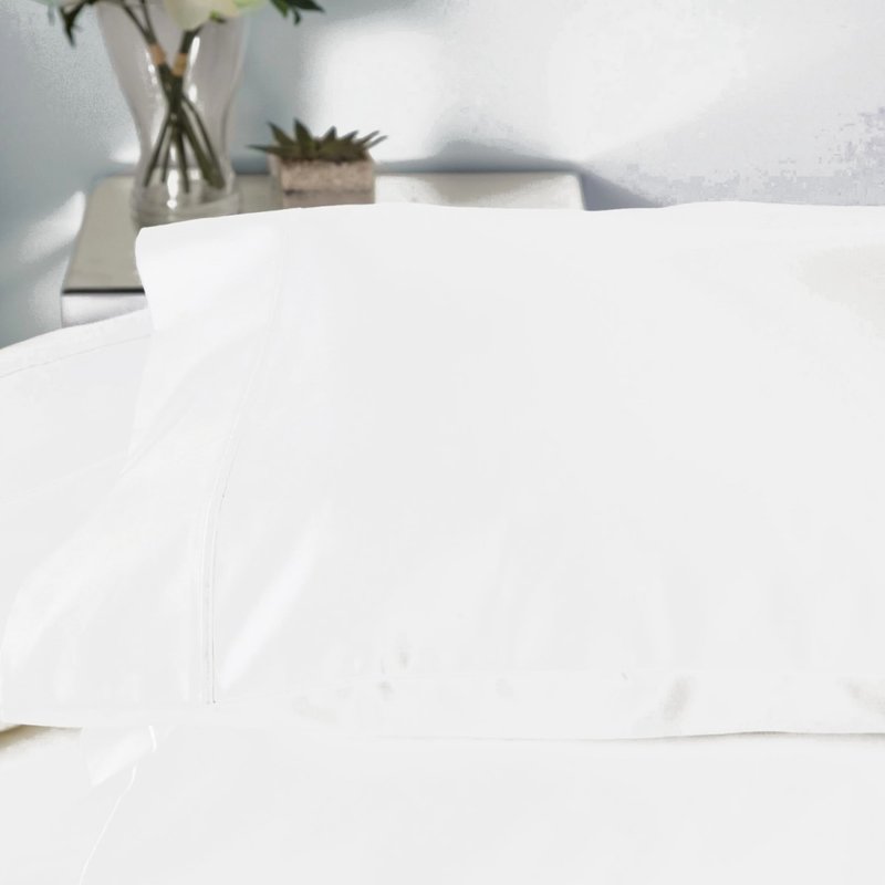 Belledorm Ultralux 1000 Thread Count Housewife Pillowcase (pair) (ivory) (one Size) In White