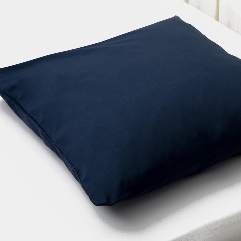 Belledorm Easycare Percale Continental Pillowcase, One Size In Blue
