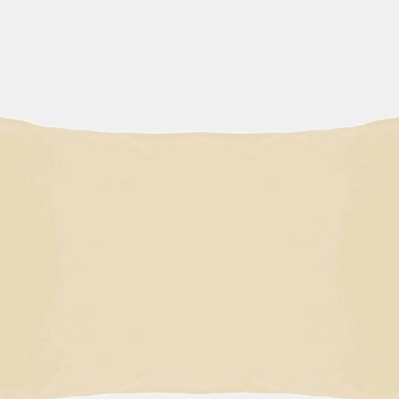 Belledorm Easycare Percale Housewife Pillowcase, One Size In Yellow