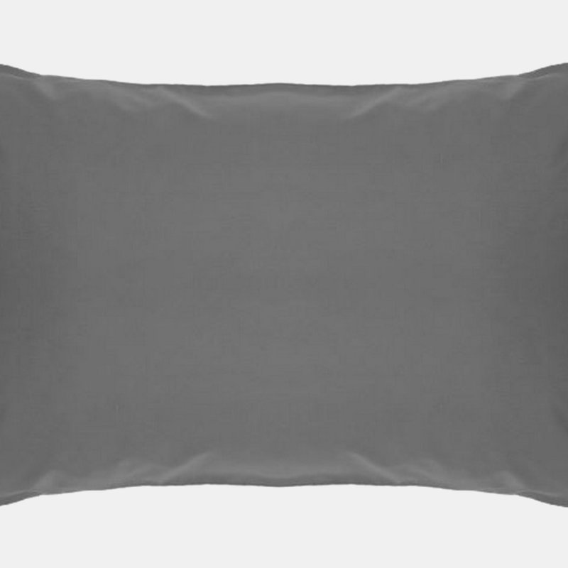 Belledorm Easycare Percale Housewife Pillowcase, One Size In Grey