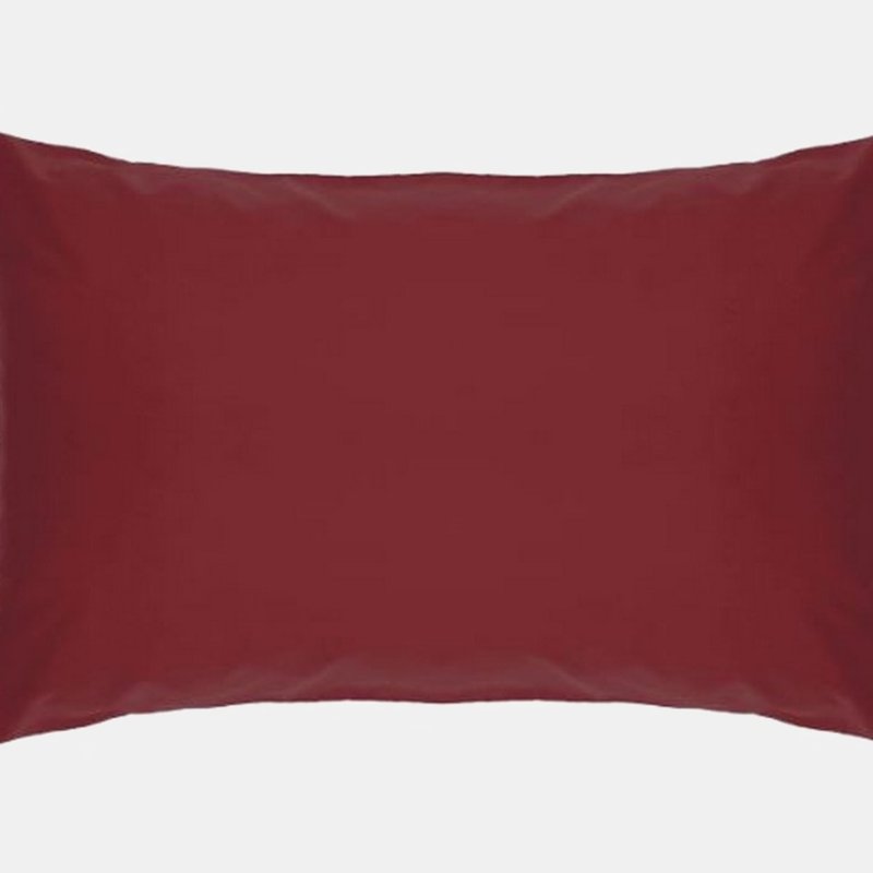 Belledorm Easycare Percale Housewife Pillowcase, One Size In Red