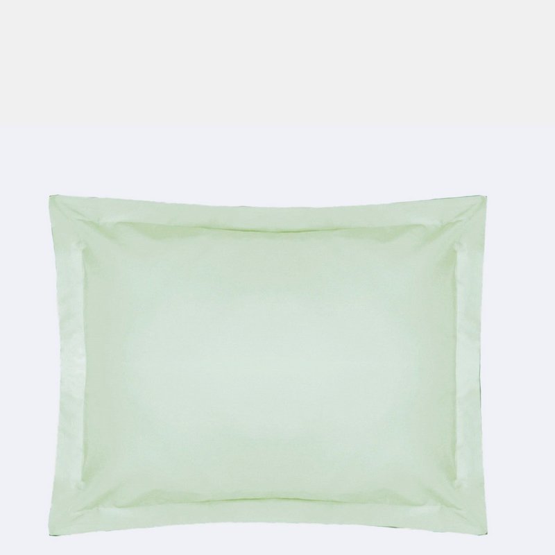Belledorm Easycare Percale Oxford Pillowcase, One Size In Green