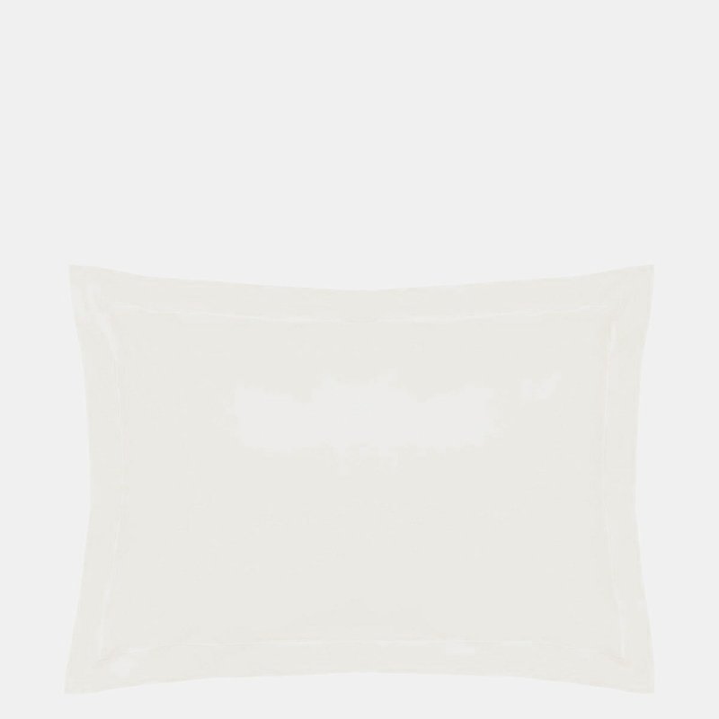 Belledorm Easycare Percale Oxford Pillowcase, One Size In White