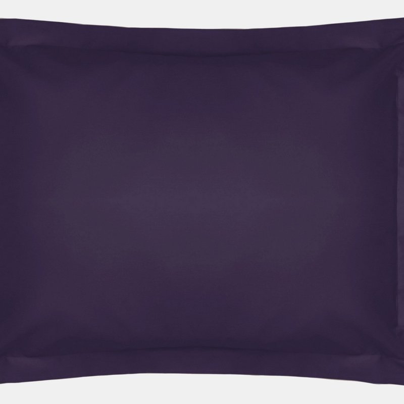 Belledorm Easycare Percale Oxford Pillowcase, One Size In Purple