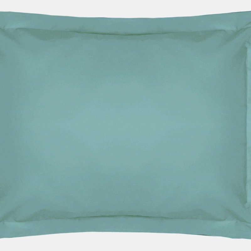 Belledorm Easycare Percale Oxford Pillowcase, One Size -teal In Green