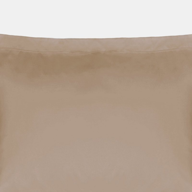 Belledorm Easycare Percale Oxford Pillowcase, One Size In Brown