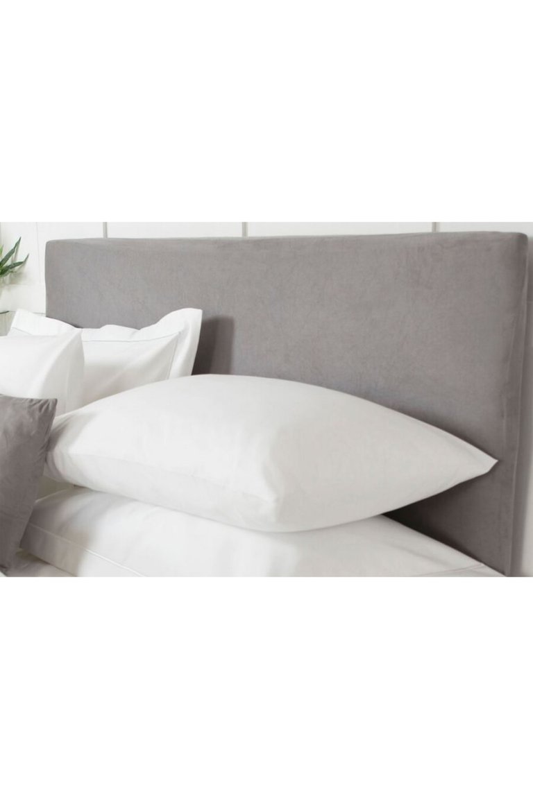 Faux Suede Headboard Cover Charcoal - Full/UK - Double - Charcoal