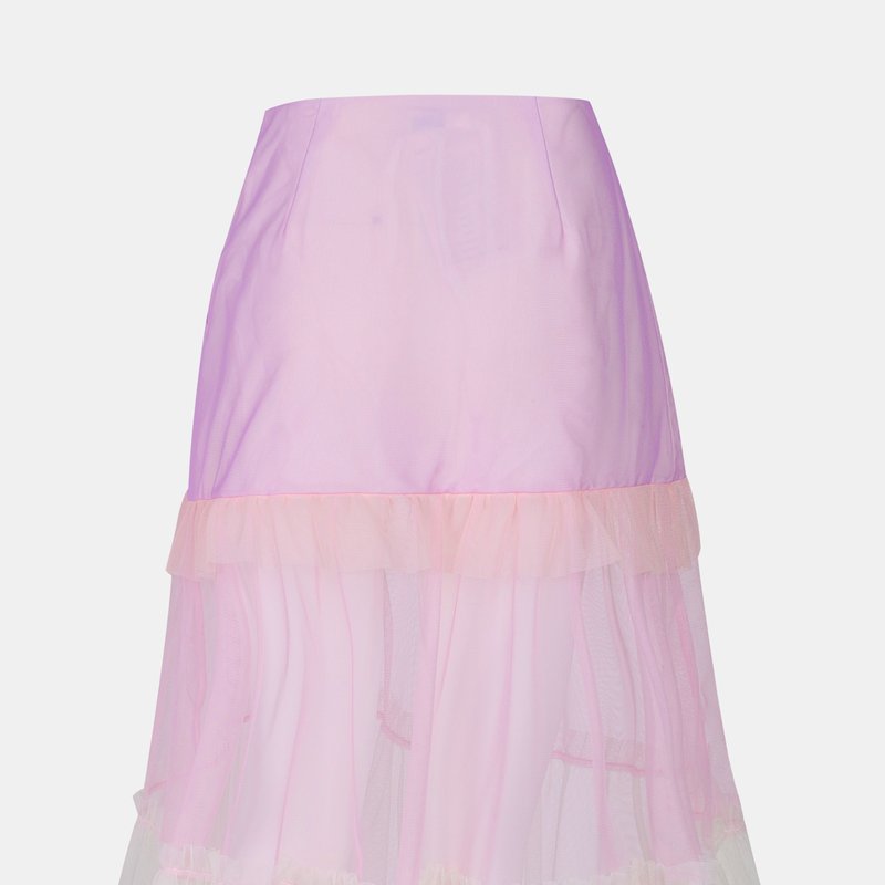 Shop Bellevue The Label Angelica Skirt In Pink