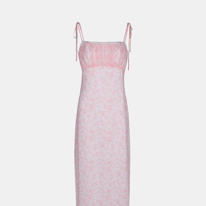 Bellevue The Label Cosette Maxi Dress- Cosette Floral In Pink