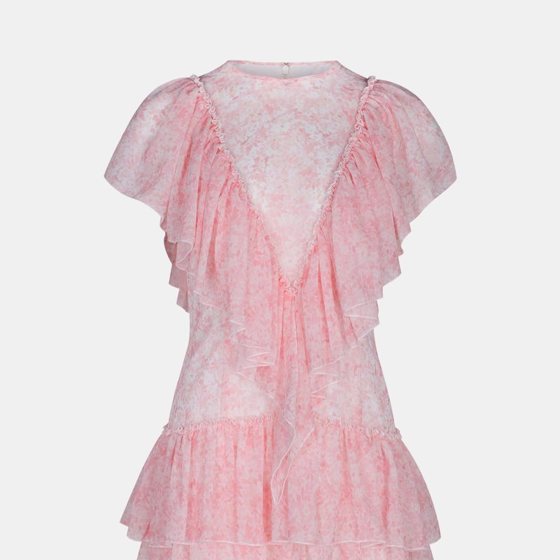 Bellevue The Label Cosette Mini Dress- Cosette Floral In Pink
