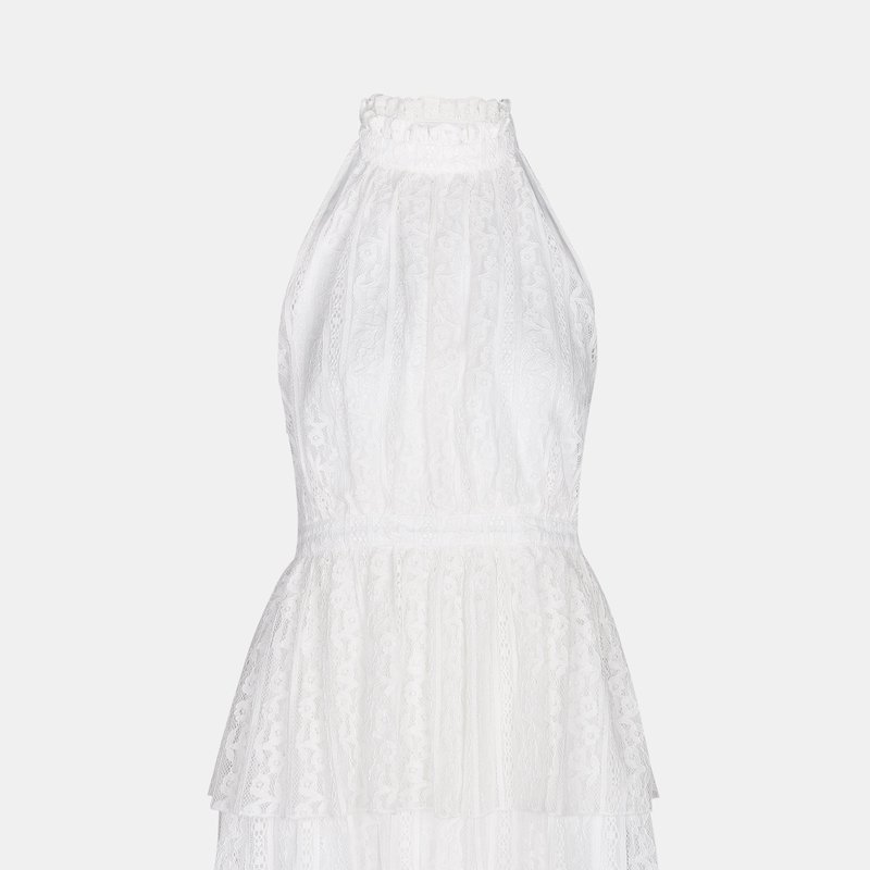 Bellevue The Label Neve Halter Dress- White