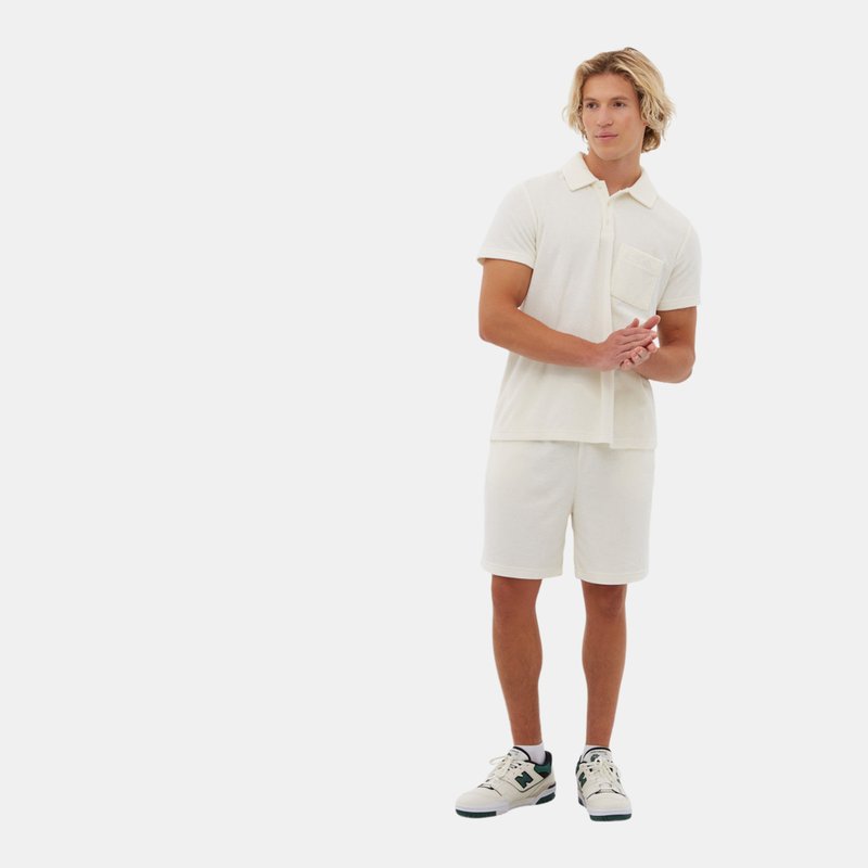 Bench Firbeck Terry Polo Tee In White