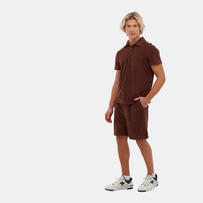 Shop Bench Firbeck Terry Shorts In Brown