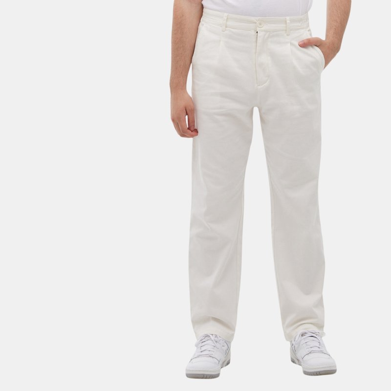 Shop Bench Tonman Relaxed Pleated Trousers In White