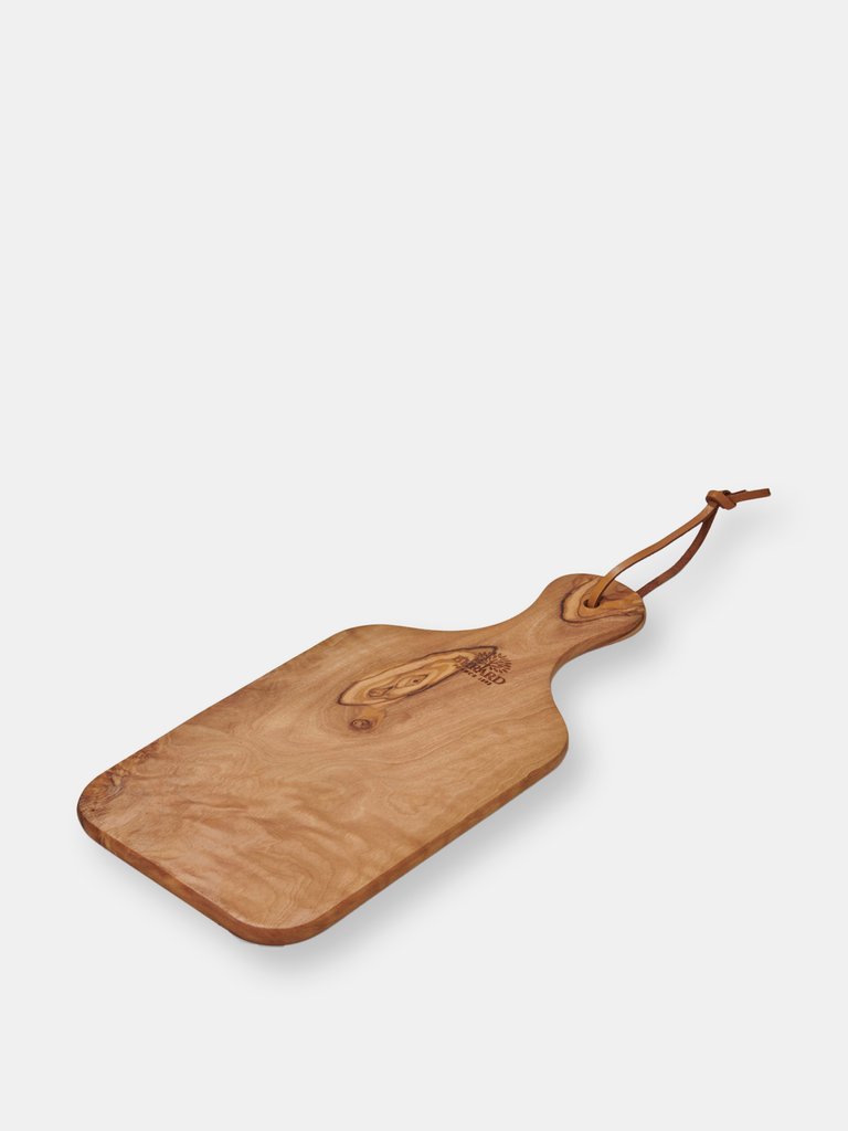 Berard Olive Wood Cutting Board with Handle - Natural Wood