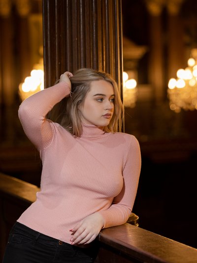 BeReal Blush High Neck Jumper product