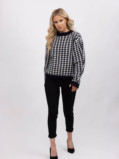 BeReal Houndstooth Women Jumper Sweater product