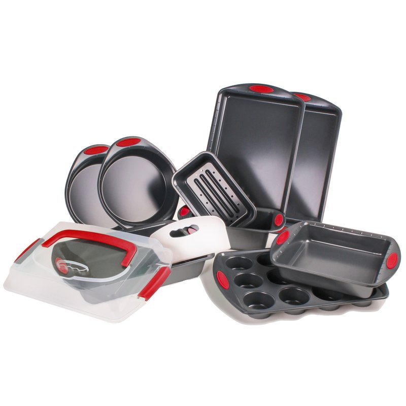Berghoff 11 Piece Perfect Slice Bakeware Set In Red