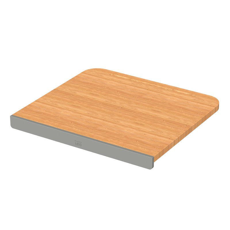 Shop Berghoff Balance Bamboo Cutting Board With Tablet Stand 17.5", Natural In Brown